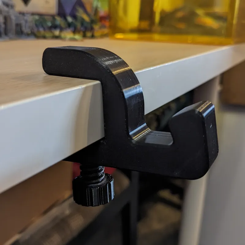 Desk Hanger - Headphones, Wires, Cables, etc.