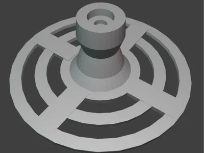 Air Brushing Rotating Ball Bearing Paint Stand