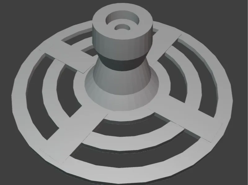 Air Brushing Rotating Ball Bearing Paint Stand