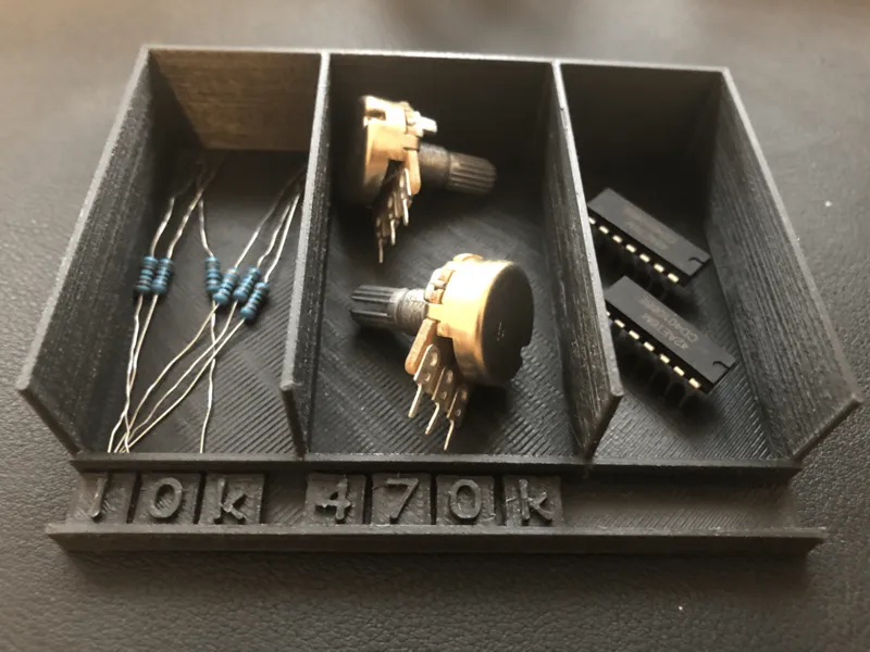 Electronic Component Sorting Box
