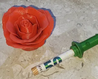 Rose with cashbox