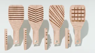 Clay texturing tools