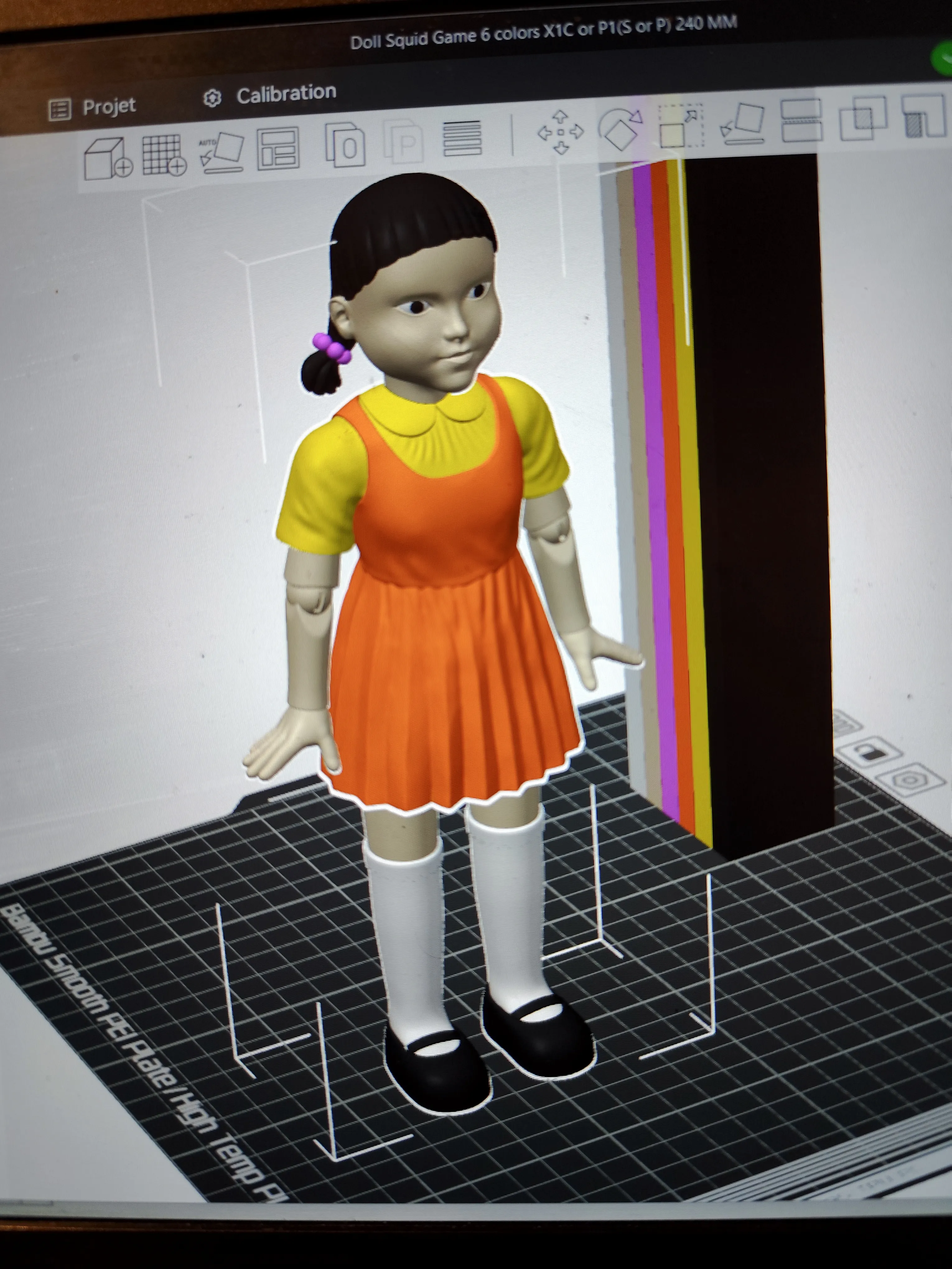 Doll Yong-Hee Squid Game Multi Part/colors by Art3DMaker MakerWorld ...