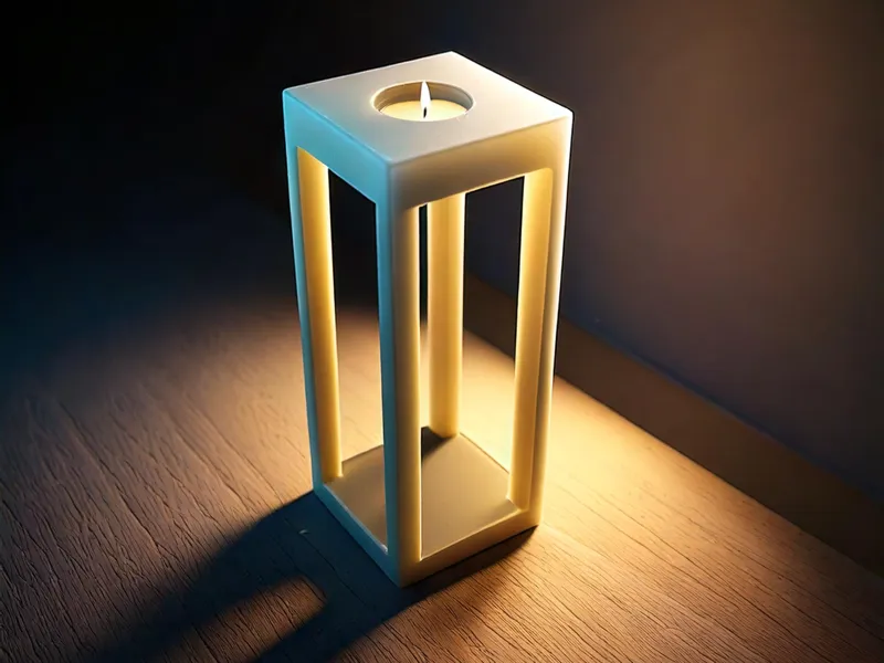 Minimalist tealight / candle holder