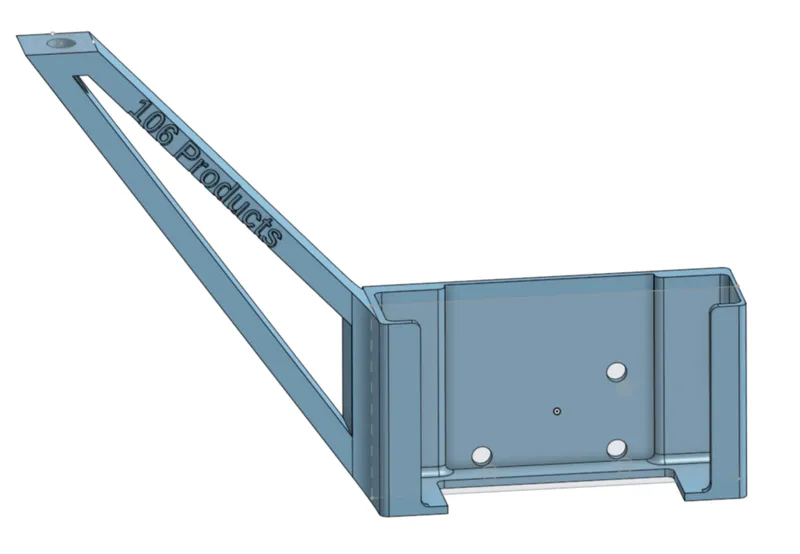 Klipper screen holder with webcam holder