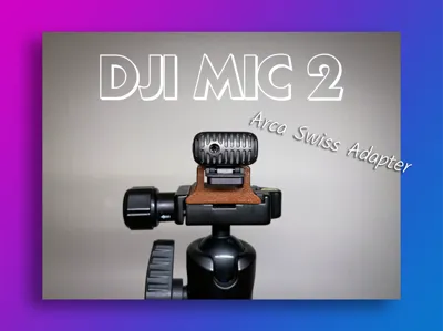 DJI MIC 2 Arca-Swiss adapter