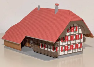 H0 Building Swiss Farm House Berner Bauernhaus