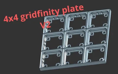 gridfinity 3x3 plate V2