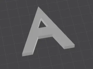 Letter A
