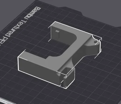 A1 mini X cable guide with PTFE tube holder