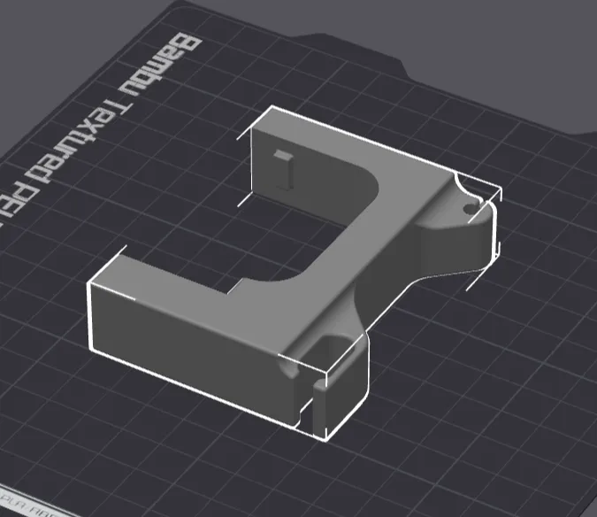 A1 mini X cable guide with PTFE tube holder