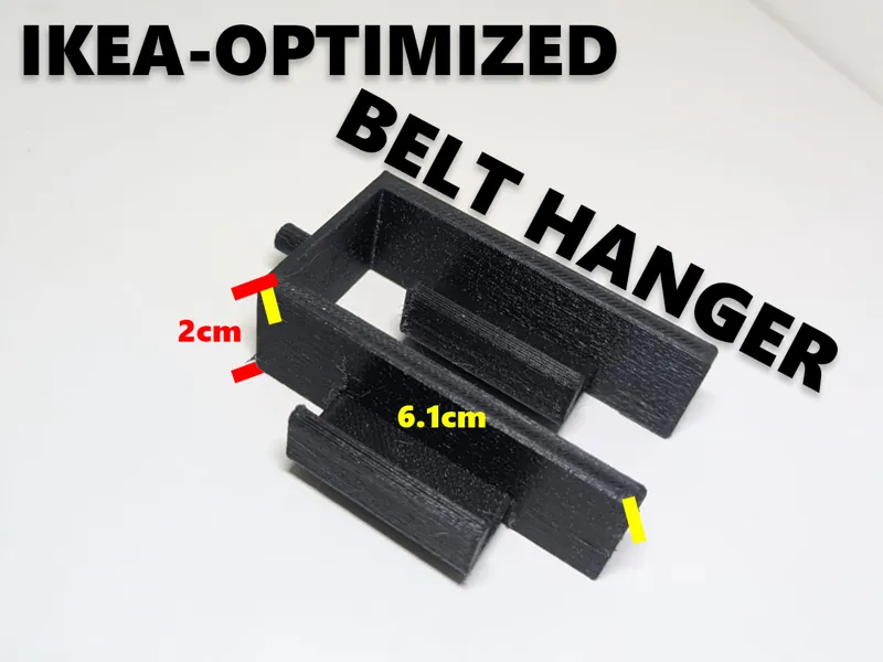 IKEA-optimized Belt Hanger 