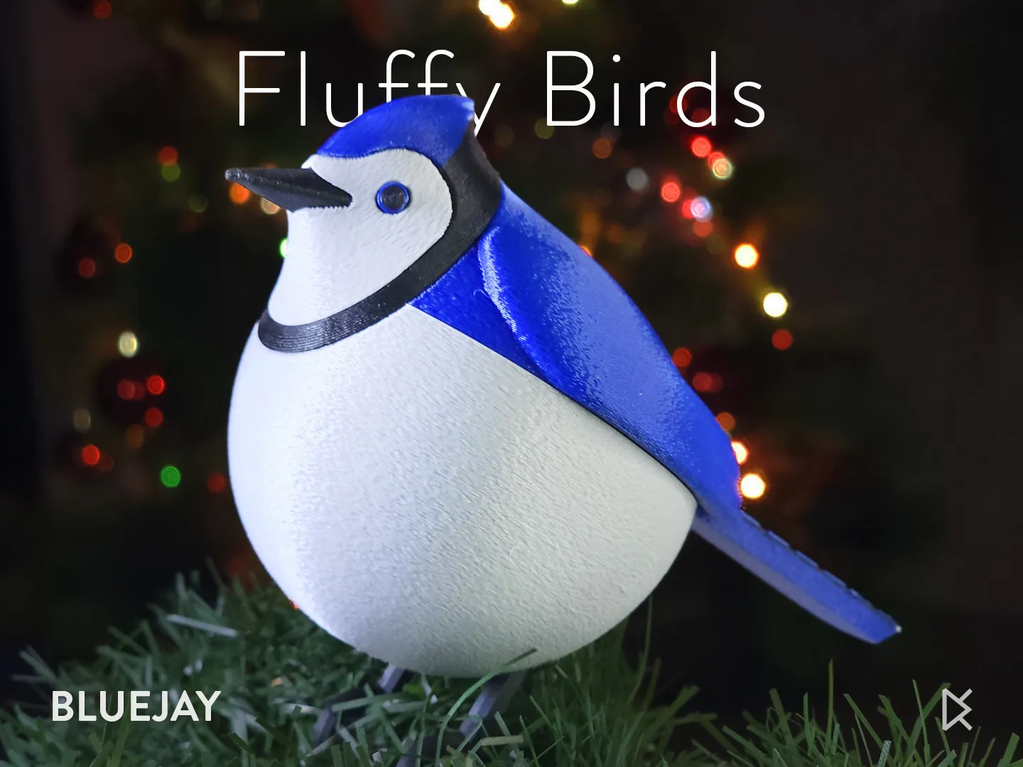 Fluffy Birds - Bluejay