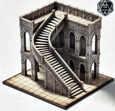 dungeon and dragons staircase