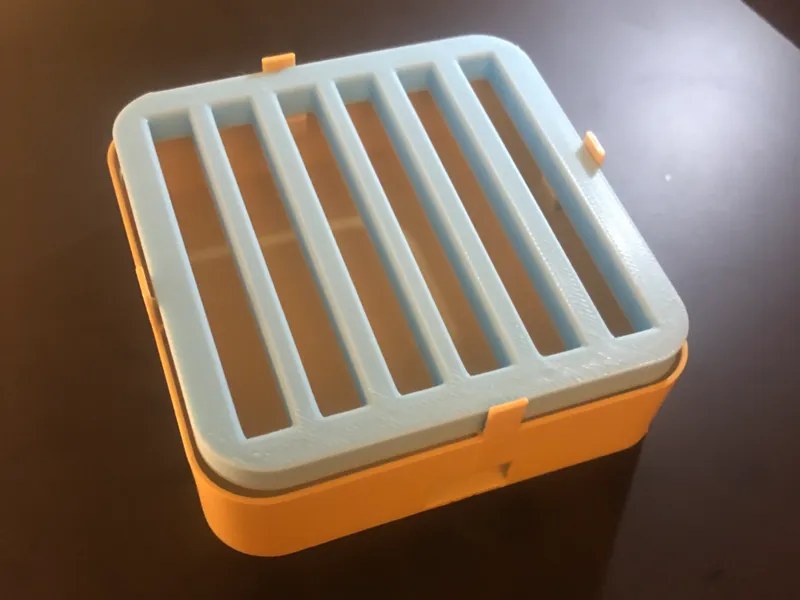 simple soap holder with drain