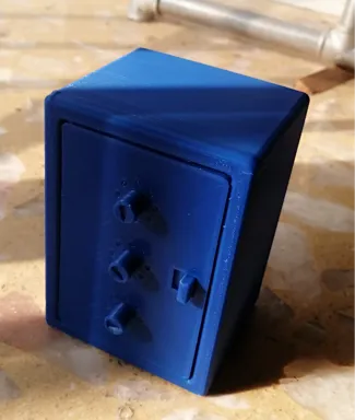 简易密码箱可调密码lockbox