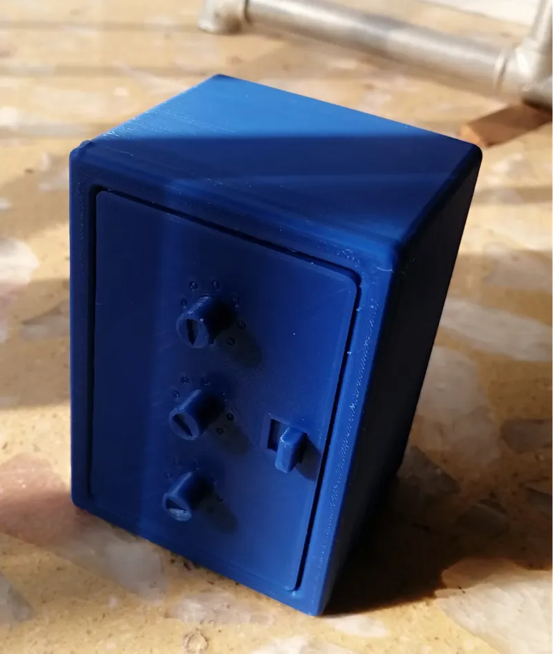 简易密码箱可调密码lockbox