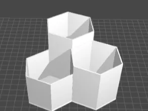 Hexagonal Desk Organizer