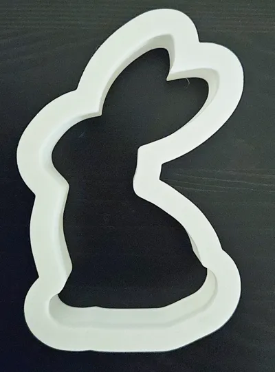 Side Facing Bunny Cookie Cutter