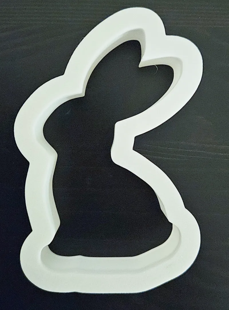 Side Facing Bunny Cookie Cutter