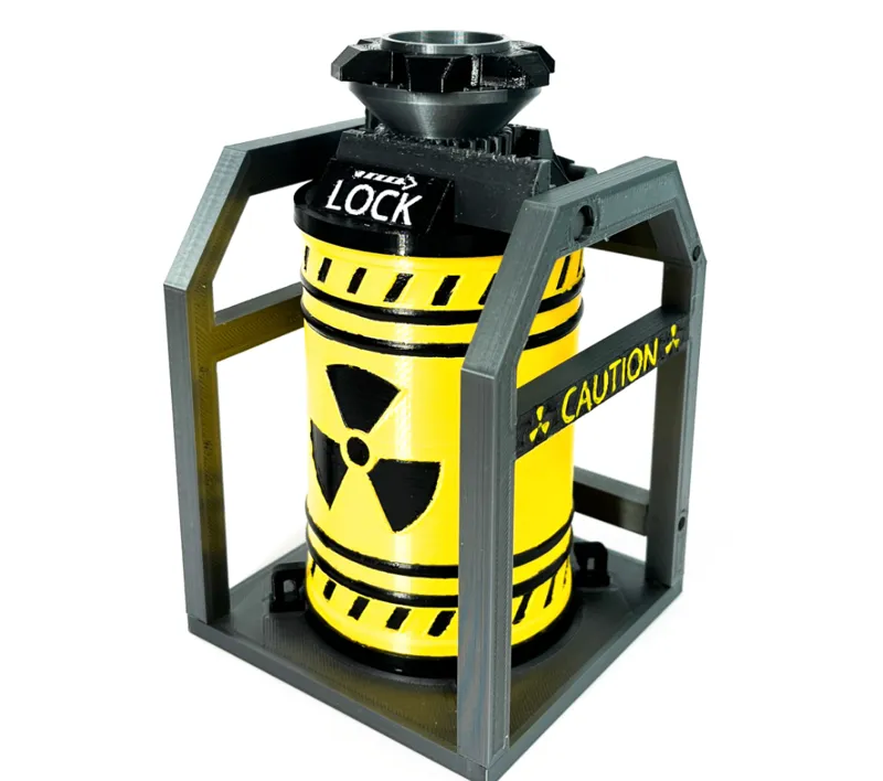 Radioactive Waste Disposal Container 