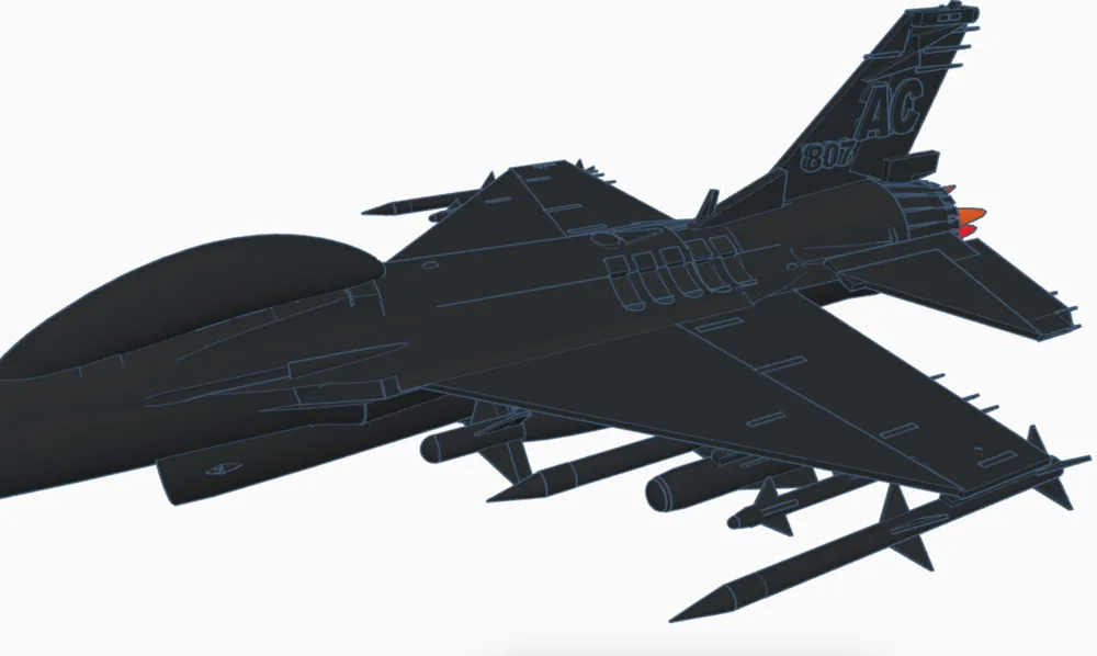 Model of F-16(With Weapons) by blmodels - MakerWorld