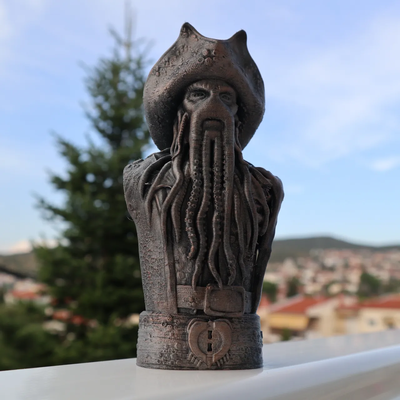 Davy Jones bust view 2