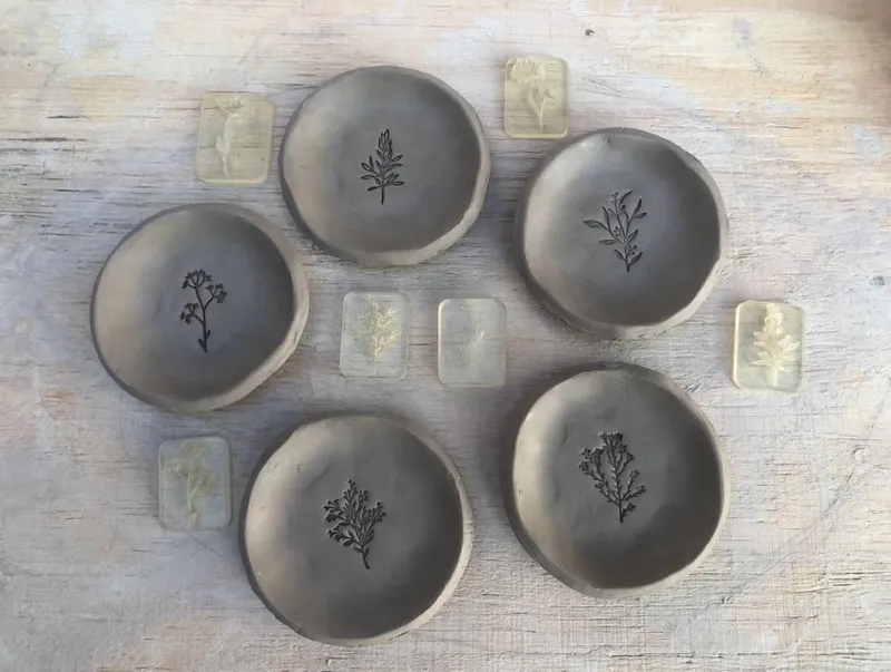 Polymer/Ceramic Clay Flor Stamps