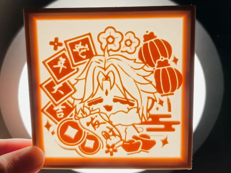 【原神】魈 蛇年浮雕画
