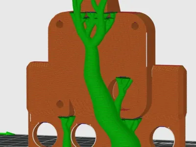 A1 mini top manual filament change, optimized sealing, bulkhead feedthrough, material saving