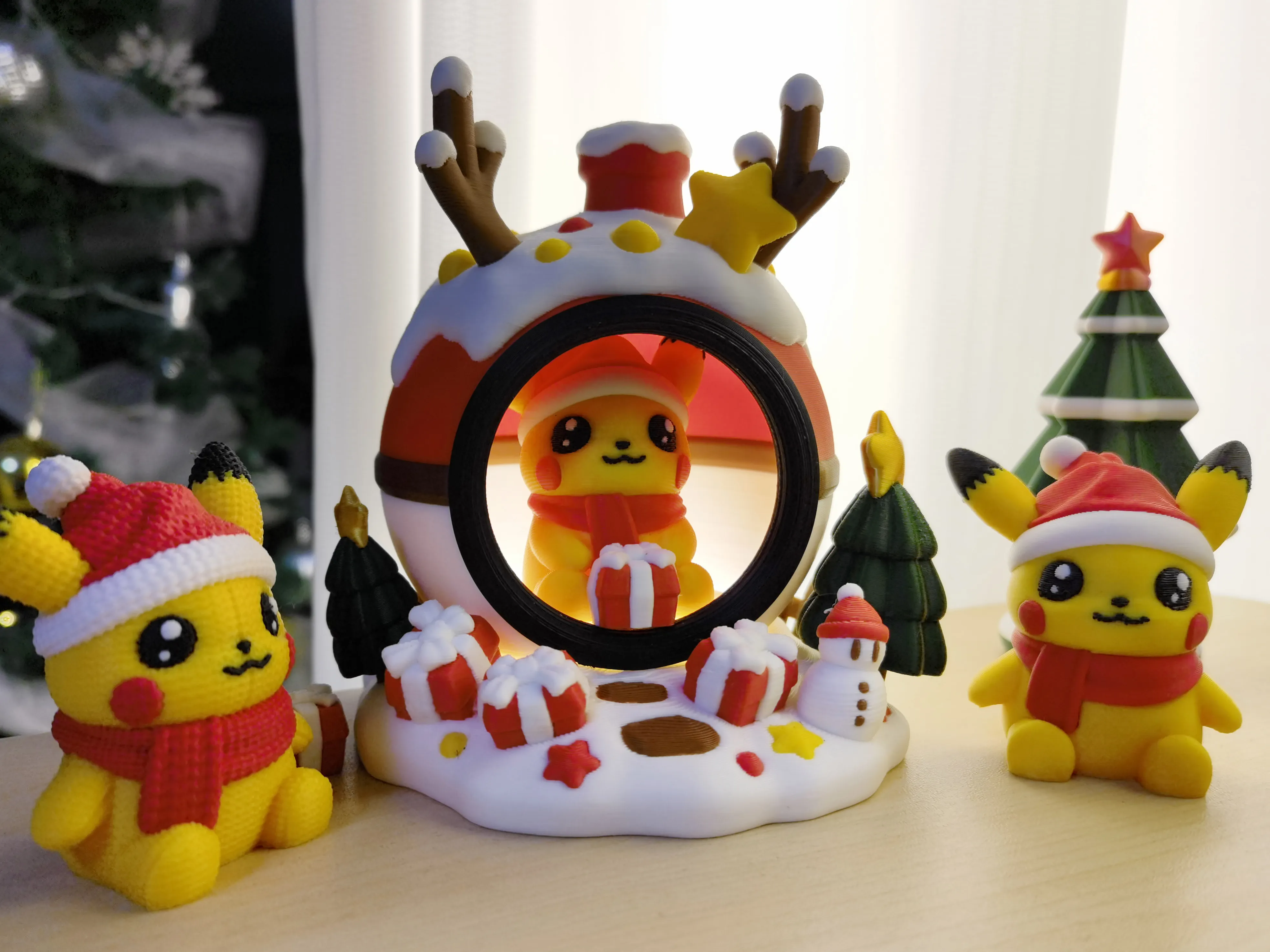 Pikachu Ranch Model Pikachu's New Year's Round little House by 花田小猫 MakerWorld: Download ...