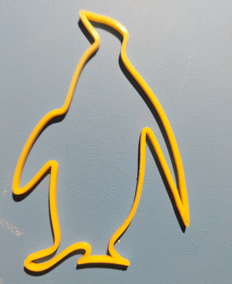 cookie cutter pinguin shapped 