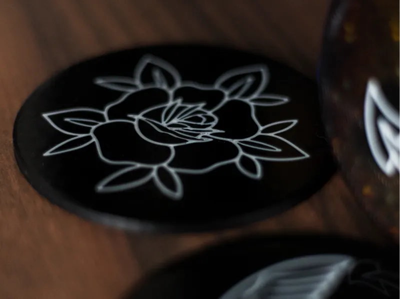 Tattoo coaster set