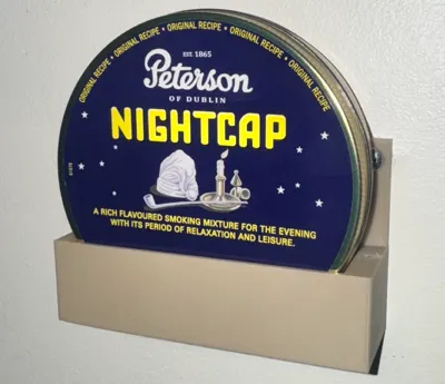 Pipe Tobacco Can wall holder 