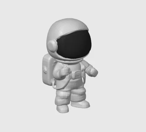 Cute Little Astronaut Figure