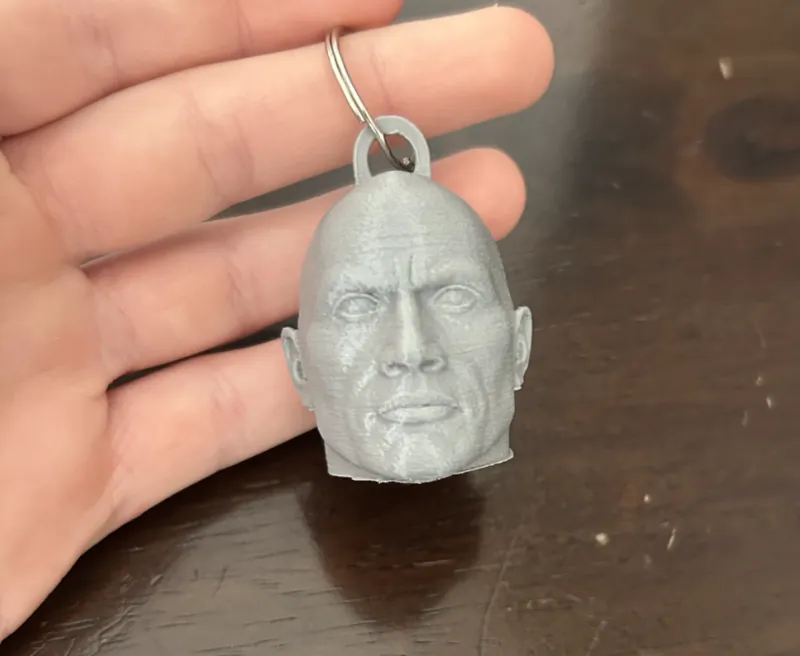 The Rock Keychain