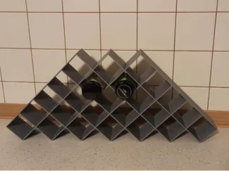 Spice rack - easy print - glued - 25 slots