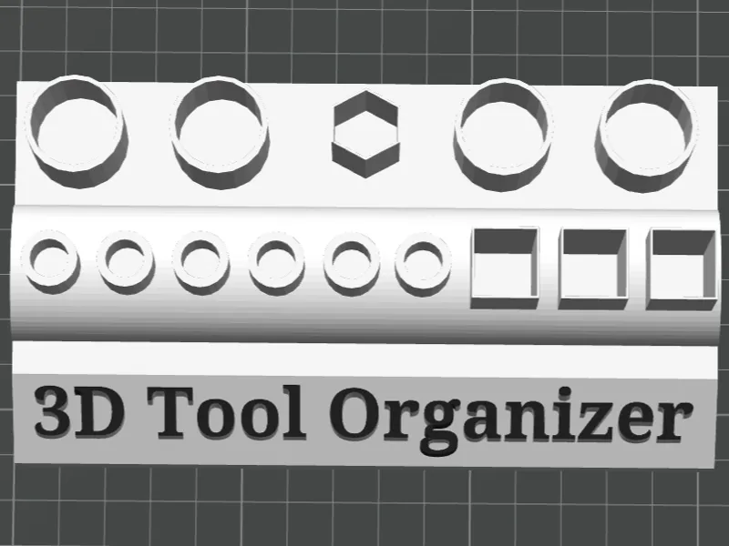 3D Print Tool Organizer