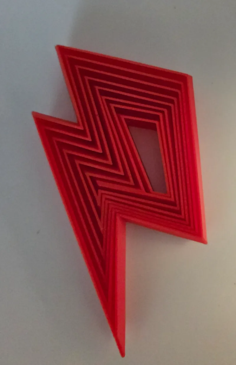 Lightning bolt fidget
