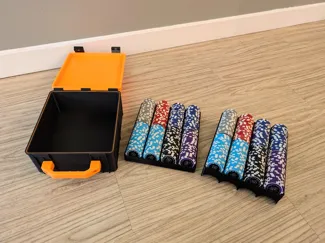 Poker Chip Holder Box for Board Gaming (Parametric