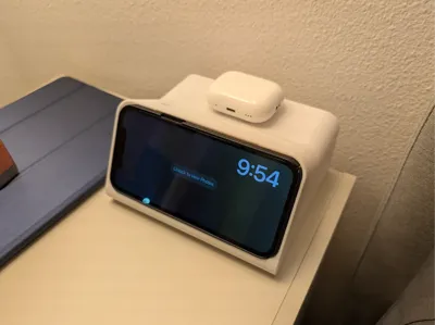 iPhone 12 With Case Standby Mode Dock