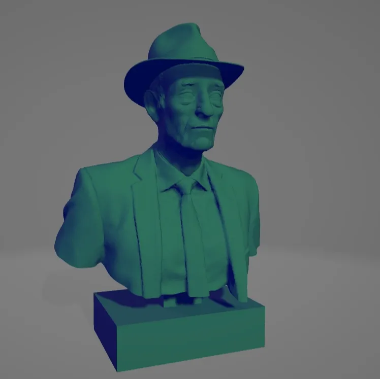 William S. Burroughs Bust