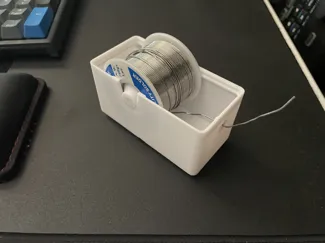 Gridfinity soldering spool holder
