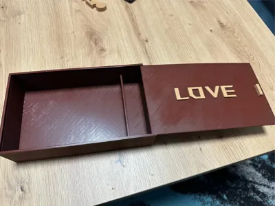 Wedding box for photo + USB stick