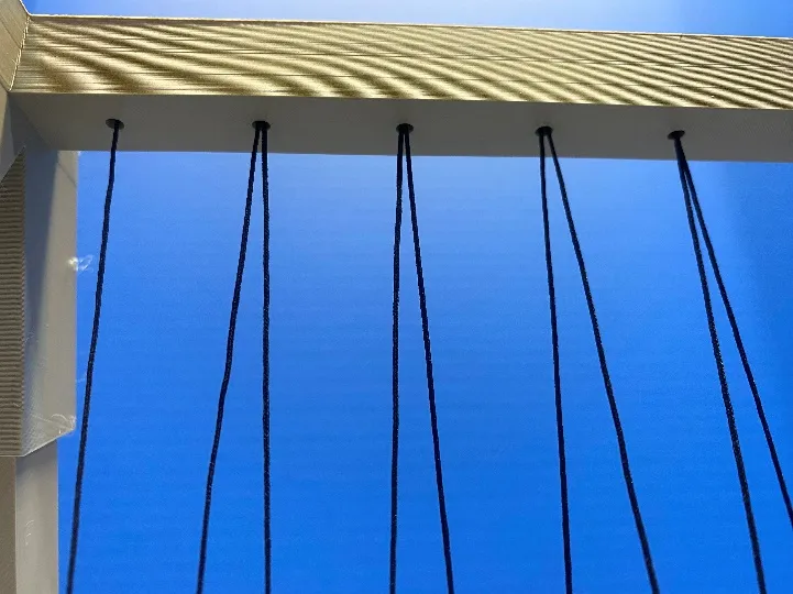A close-up of a bridge
Description automatically generated