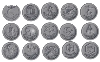 Status Markers for Board Games, DnD