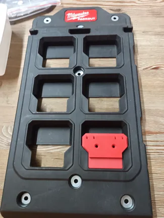 Bin container hanger for Milwaukee wallmount