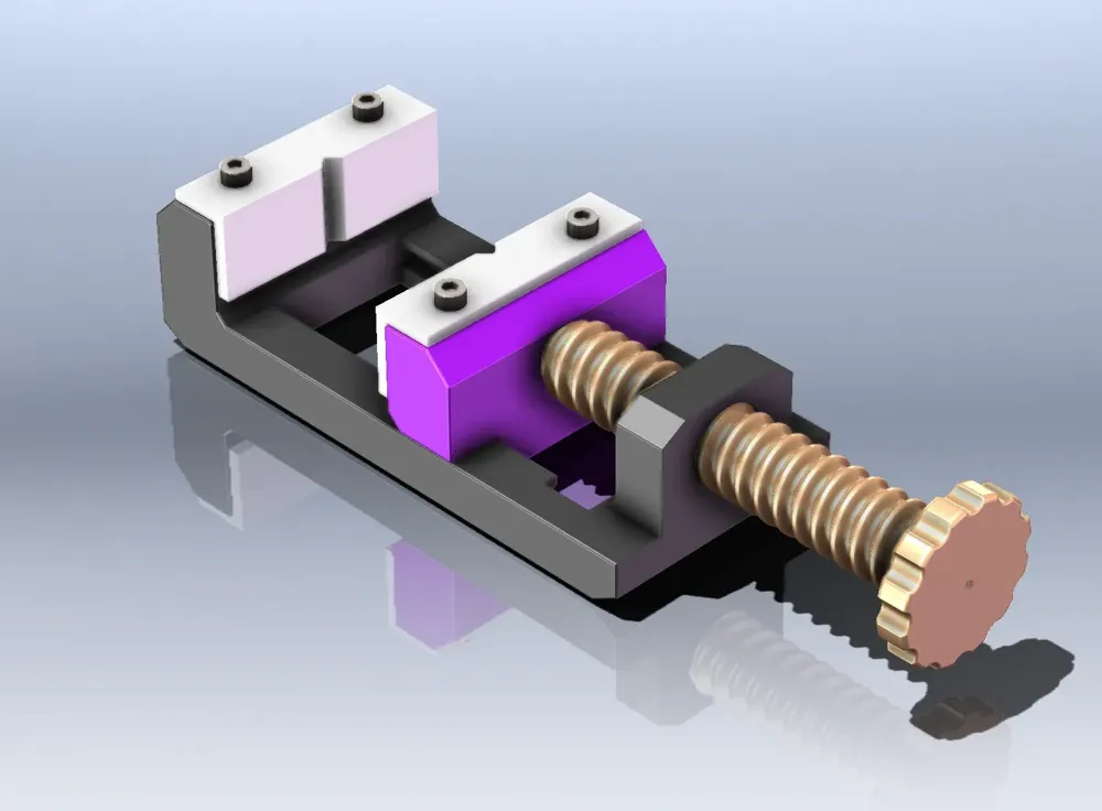 3D Printed Mini Vise by user_624531171 - MakerWorld