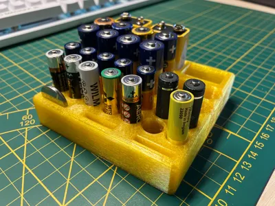 Battery holder / organizer