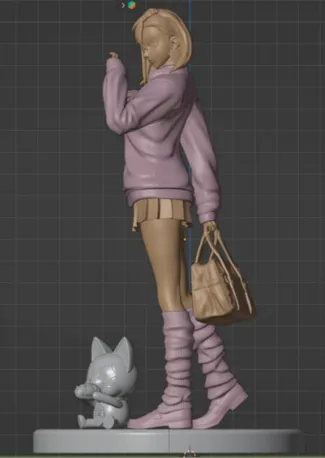 momo estátua